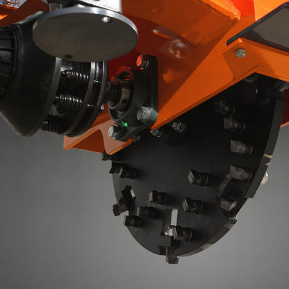 3-Point PTO Stump Grinder with 34 Carbide Teeth (PTO Shaft Included with Slip Clutch), for 15-45HP Tractor, SG24